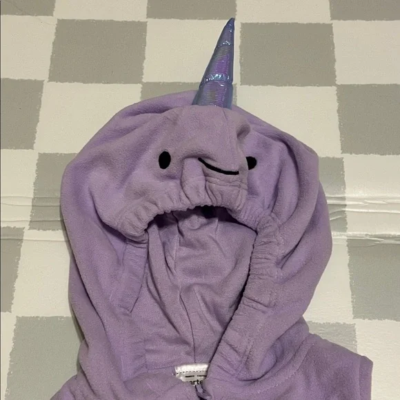 Carter's Purple Narwal Costume - Picture 3 of 7